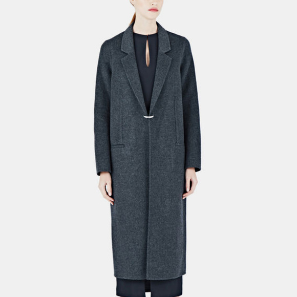 [SOLD] Acne Studios Charcoal Cashmere Wool Coat - Picture 1 of 8